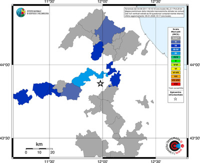 Mappa MCS - territori comuni