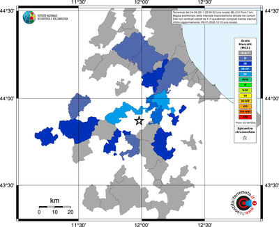 Mappa MCS - territori comuni