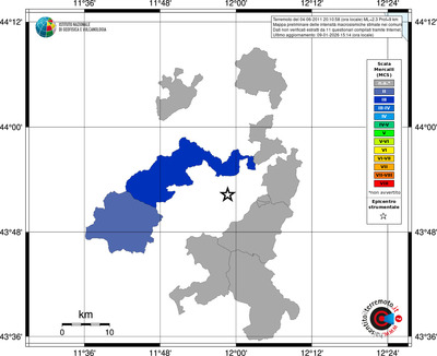 Mappa MCS - territori comuni