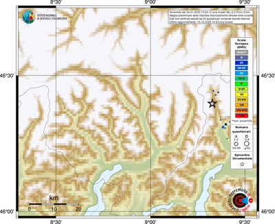 Mappa EMS - località