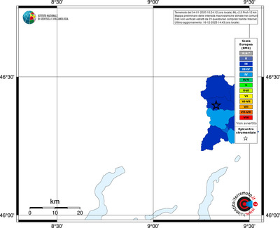 Mappa EMS - territori comuni