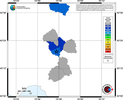 Mappa MCS - territori comuni