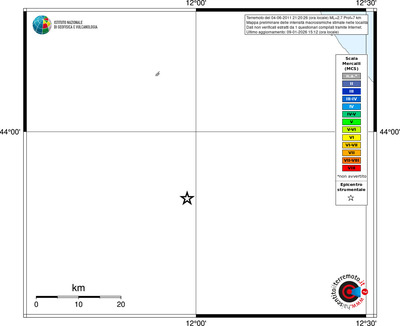 Mappa MCS - territori località