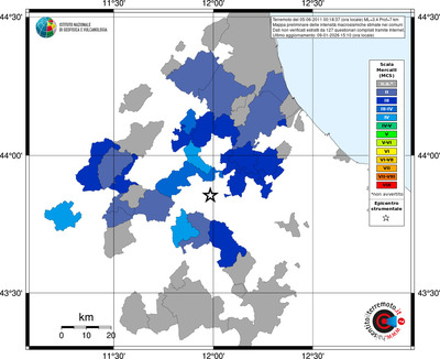 Mappa MCS - territori comuni