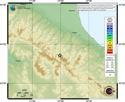 Mappa MCS - località