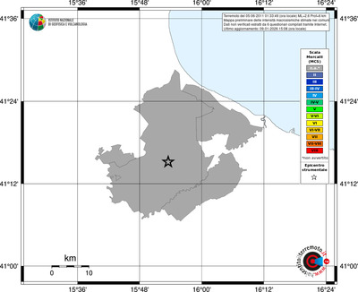 Mappa MCS - territori comuni