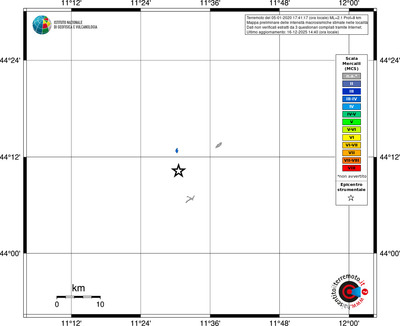 Mappa MCS - territori località