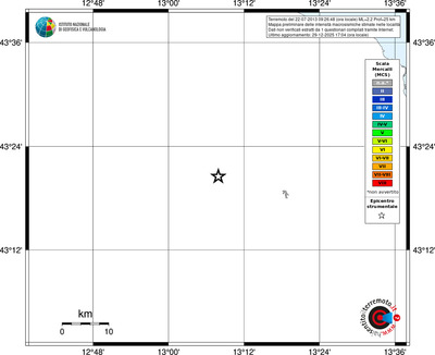 Mappa MCS - territori località