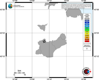 Mappa EMS - territori comuni