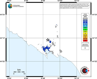 Mappa EMS - territori località