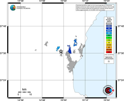 Mappa EMS - territori località