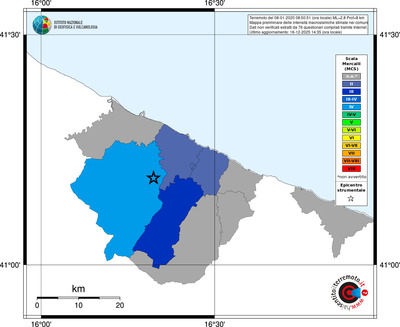Mappa MCS - territori comuni