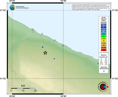 Mappa MCS - località