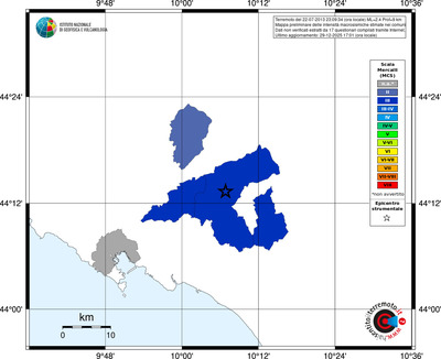 Mappa MCS - territori comuni
