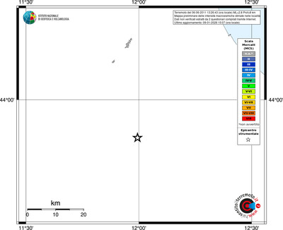 Mappa MCS - territori località
