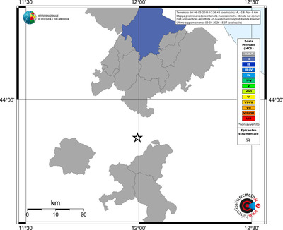 Mappa MCS - territori comuni