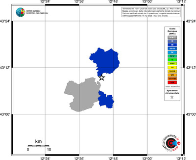 Mappa EMS - territori comuni