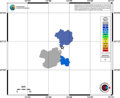 Mappa MCS - territori comuni