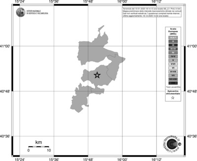 Mappa EMS - territori comuni