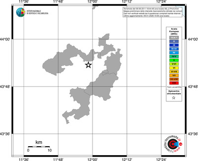 Mappa EMS - territori comuni