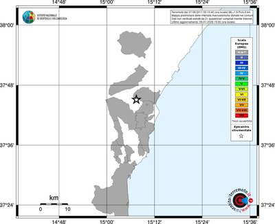 Mappa EMS - territori comuni