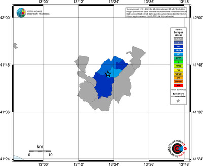 Mappa EMS - territori comuni
