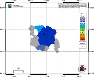 Mappa EMS - territori comuni