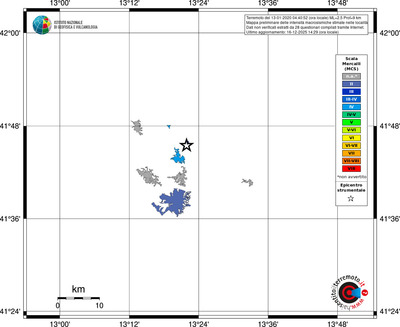 Mappa MCS - territori località
