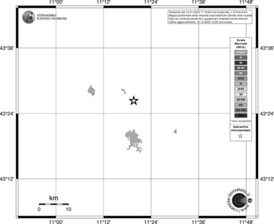 Mappa MCS - territori località