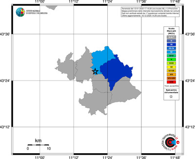 Mappa MCS - territori comuni