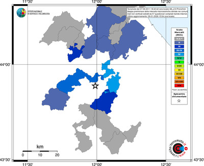 Mappa MCS - territori comuni