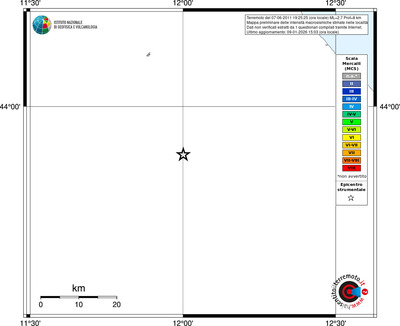 Mappa MCS - territori località