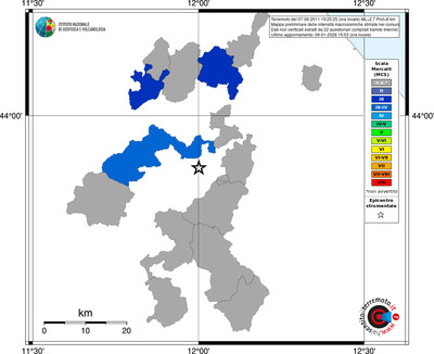 Mappa MCS - territori comuni