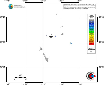 Mappa EMS - territori località