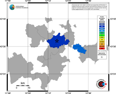 Mappa EMS - territori comuni