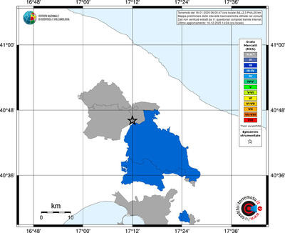 Mappa MCS - territori comuni