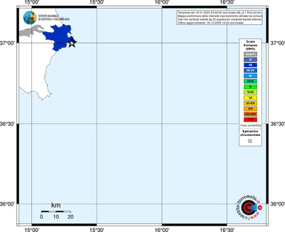 Mappa EMS - territori comuni