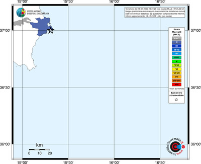 Mappa MCS - territori comuni