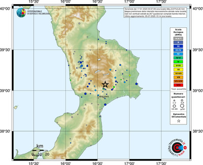 Mappa EMS - località