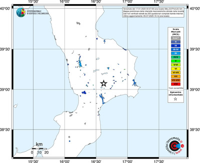 Mappa MCS - territori delle località