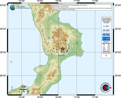 Mappa comuni con almeno 3 questionari