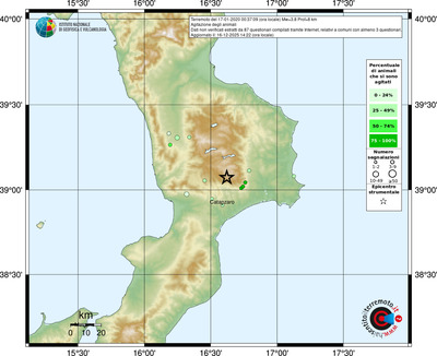 Mappa comuni con almeno 3 questionari