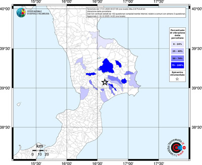 Mappa territorio comunale con almeno 3 questionari
