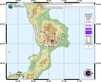 Mappa comuni con almeno 3 questionari