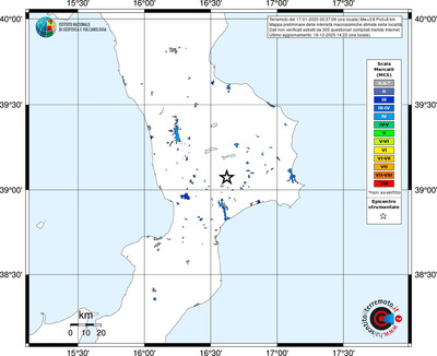 Mappa MCS - territori località