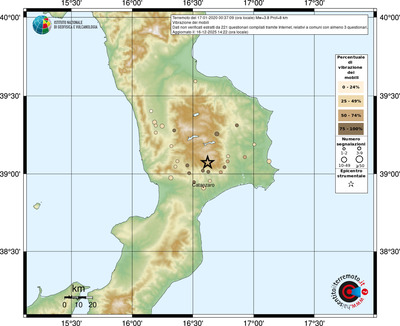 Mappa comuni con almeno 3 questionari
