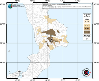 Mappa territorio comunale con almeno 3 questionari