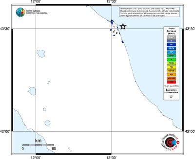 Mappa EMS - territori località