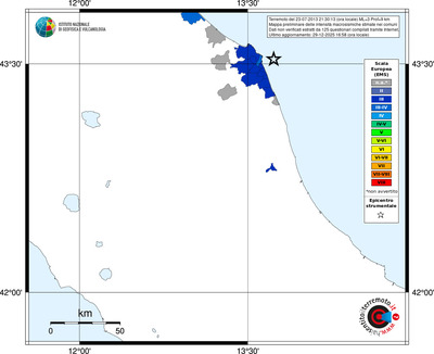 Mappa EMS - territori comuni