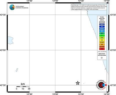 Mappa MCS - territori località